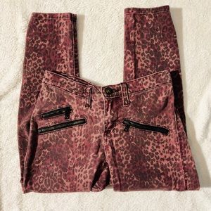 Rock & Republic Leopard Banshee Jeans Size 6M